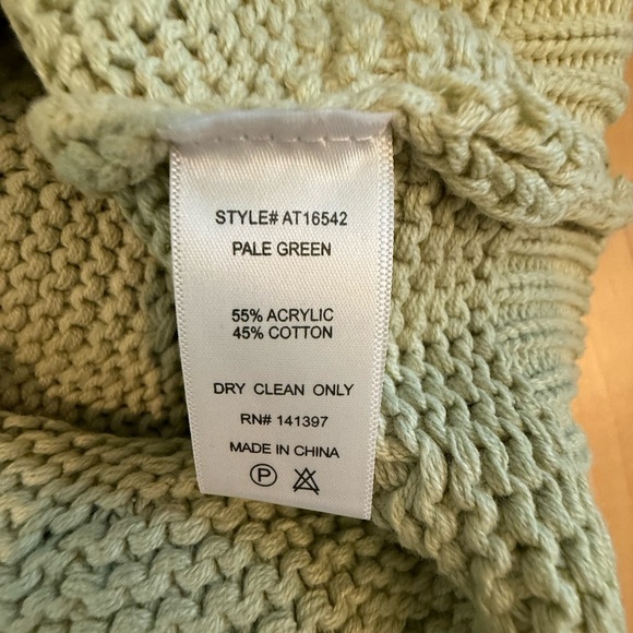 Light Green ASTR Summer Knit Tank Top - Picture 4 of 4